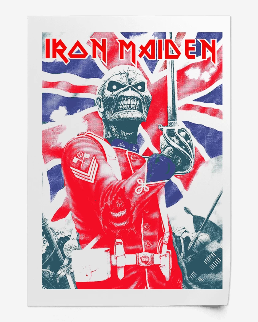 Print Iron Maiden EDDIE Soldier