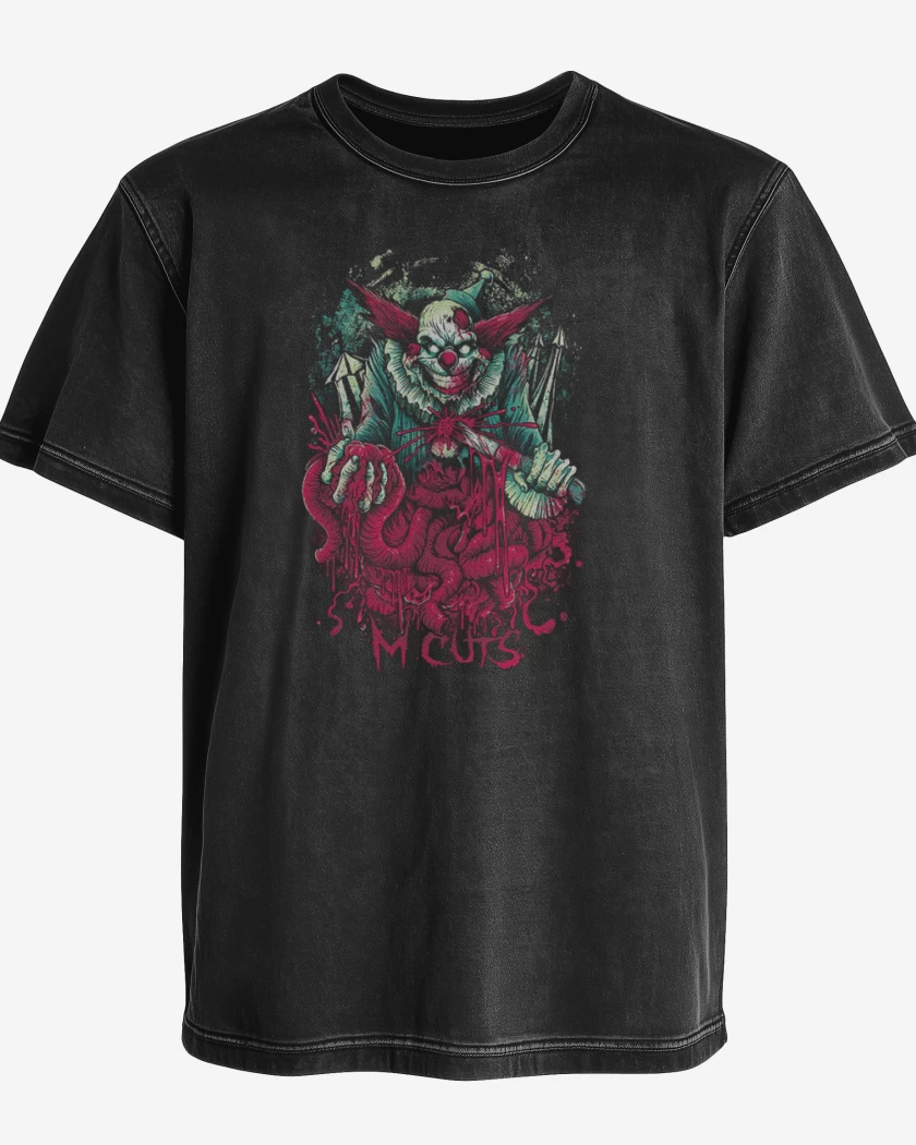Polera desgastada Negro de M.cut