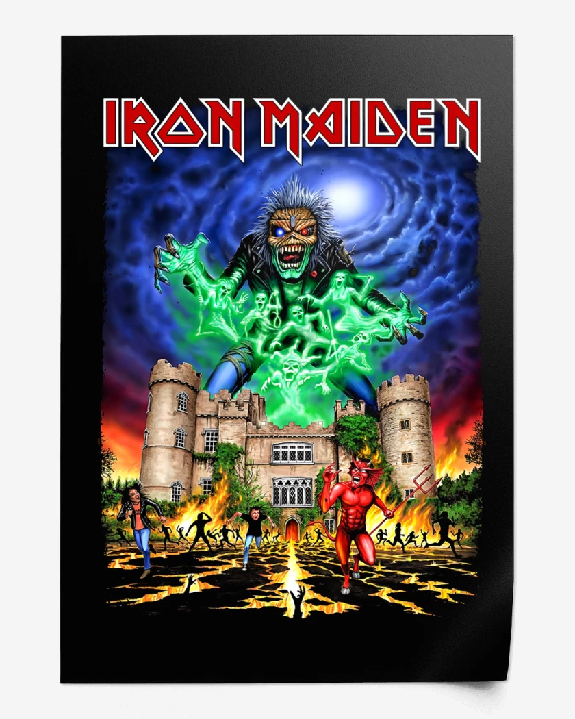 Print Iron Maiden Castle