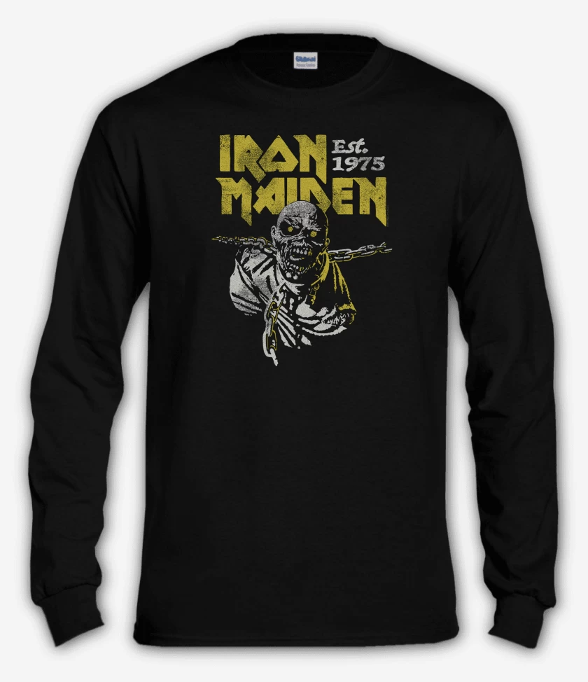 Polera manga larga Negro de Iron Maiden Piece 