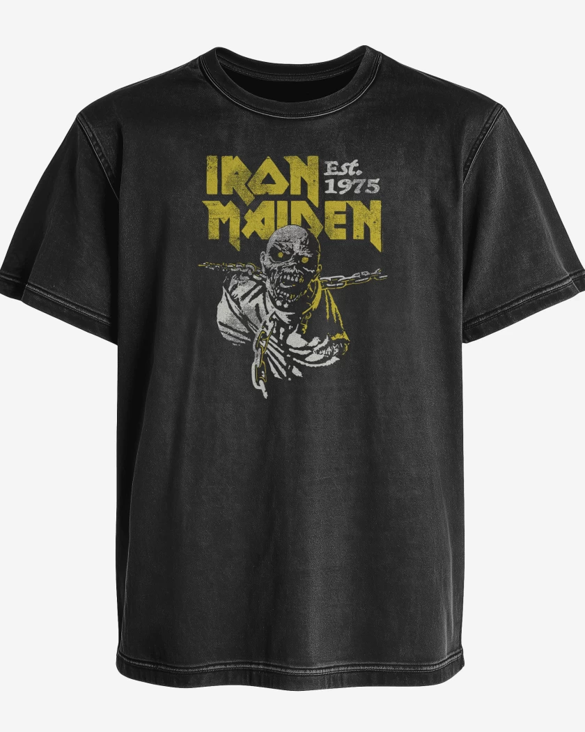Polera desgastada Iron Maiden Piece 