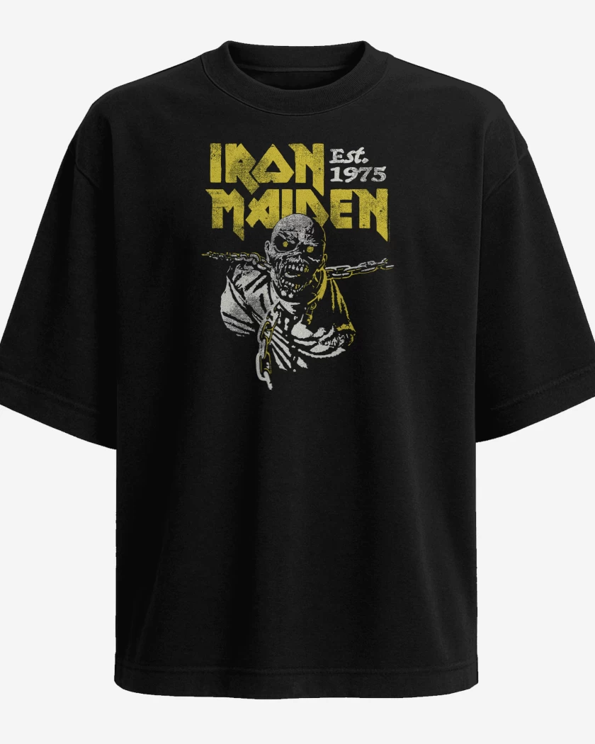 Polera Oversize Iron Maiden Piece 