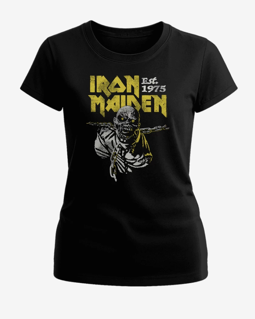 Polera de Mujer Negro de Iron Maiden Piece 