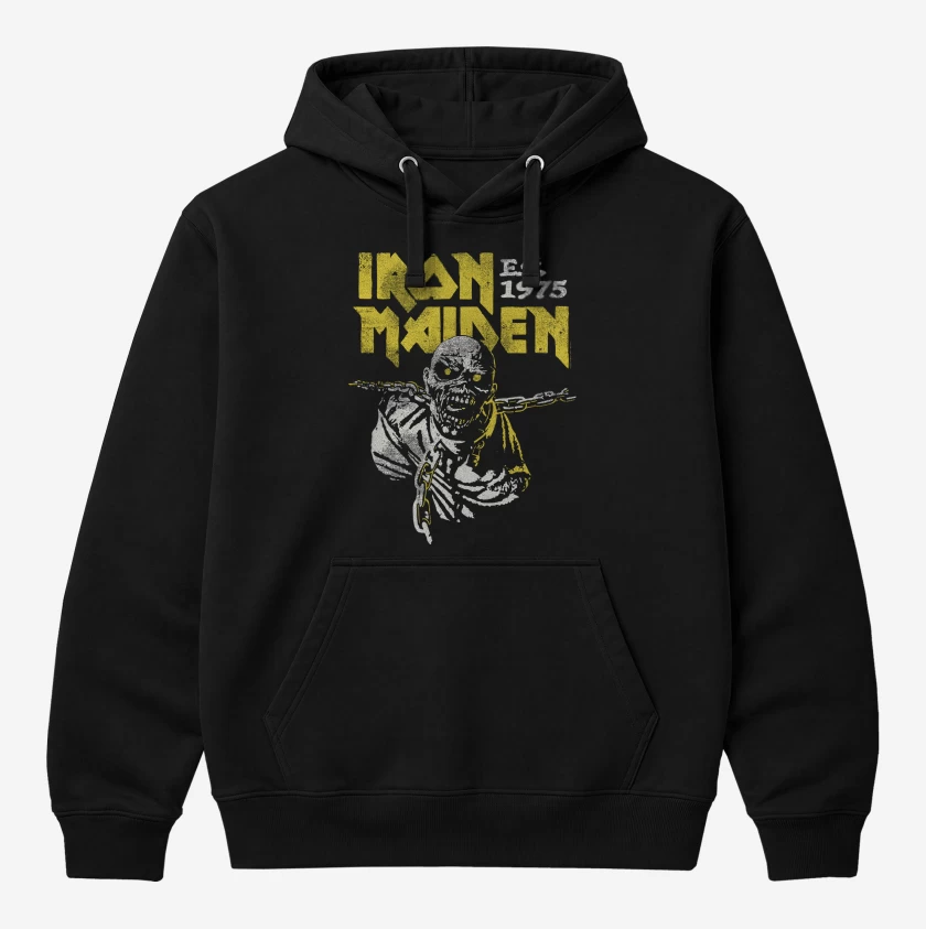 Polerón Canguro Negro de Iron Maiden Piece 
