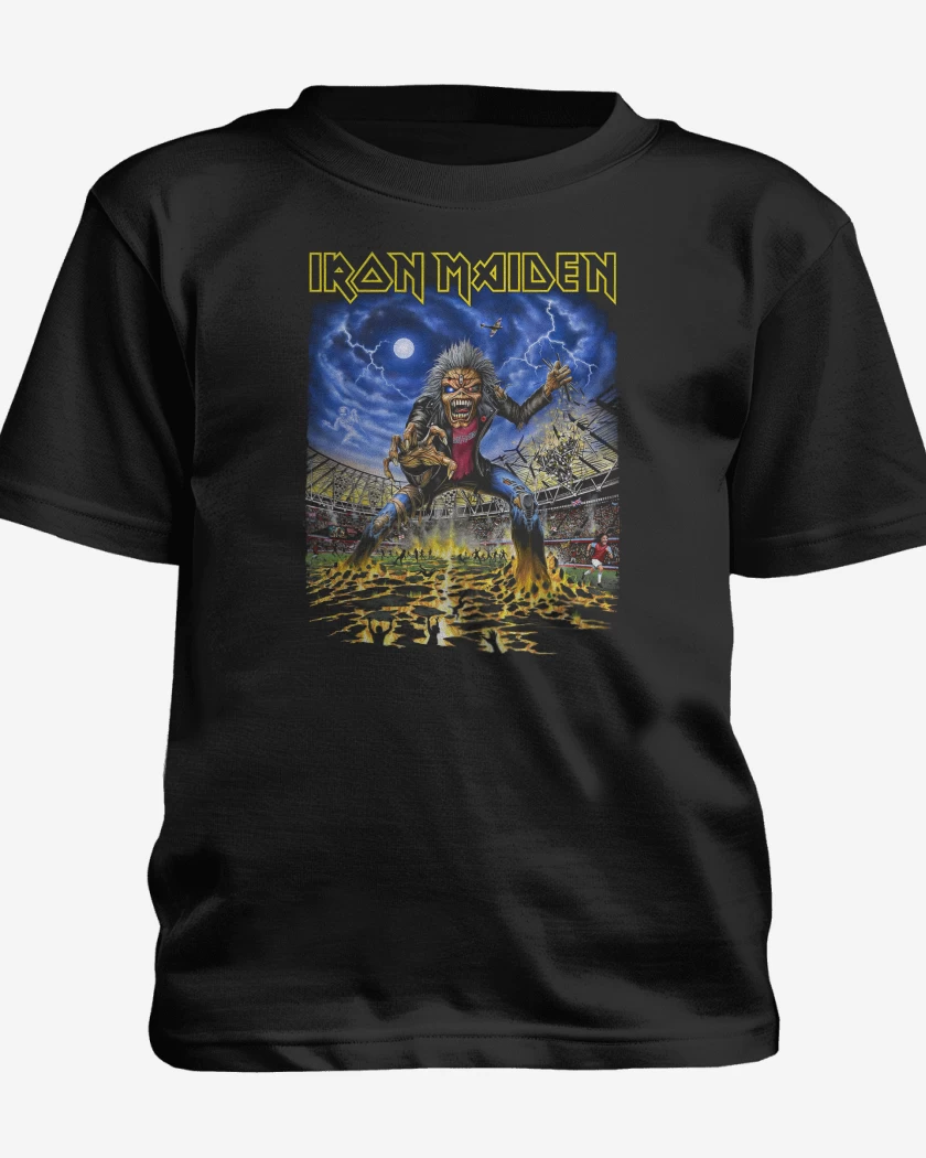 Polera de niño Negro de Iron Maiden West Ham