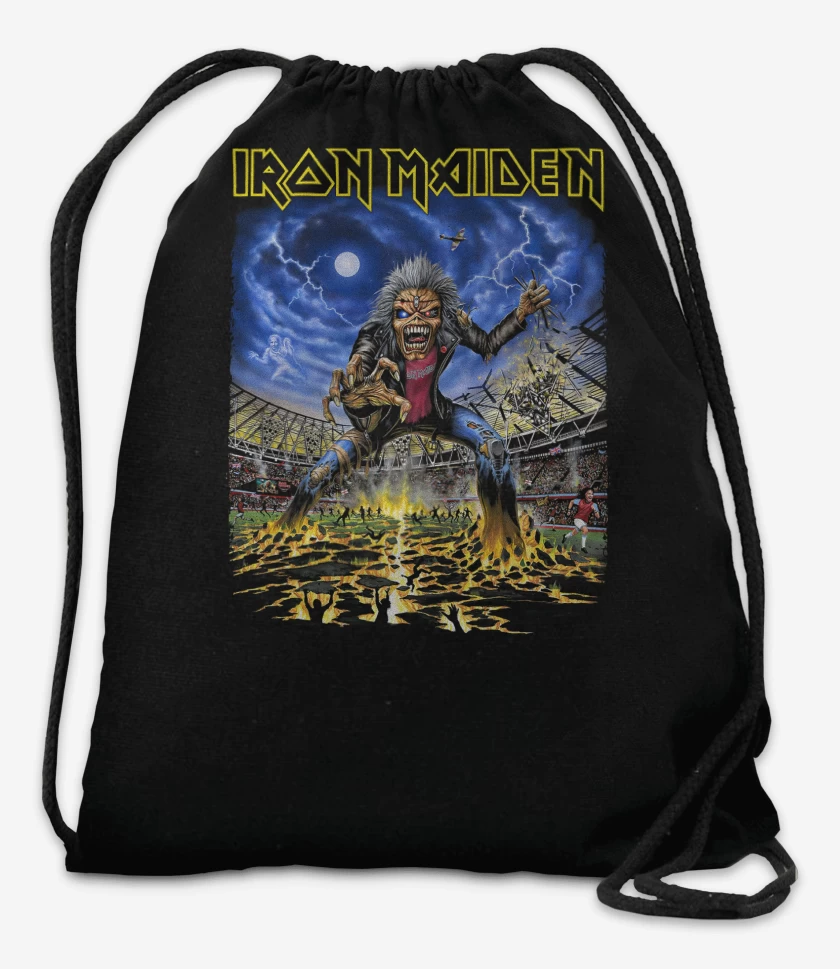 Mochila Negro de Iron Maiden West Ham