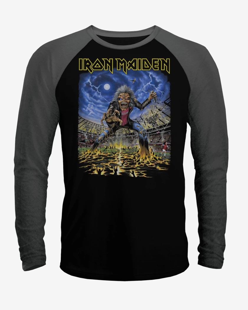 Polera Raglan Iron Maiden West Ham