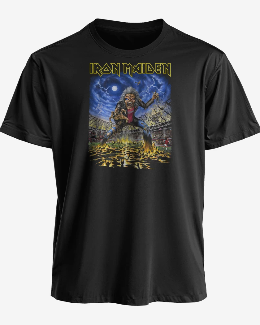 Polera premium Negro de Iron Maiden West Ham