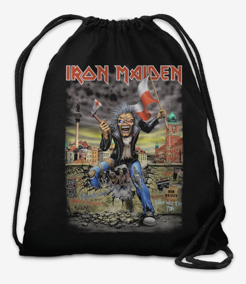 Mochila Negro de Iron Maiden Polonia