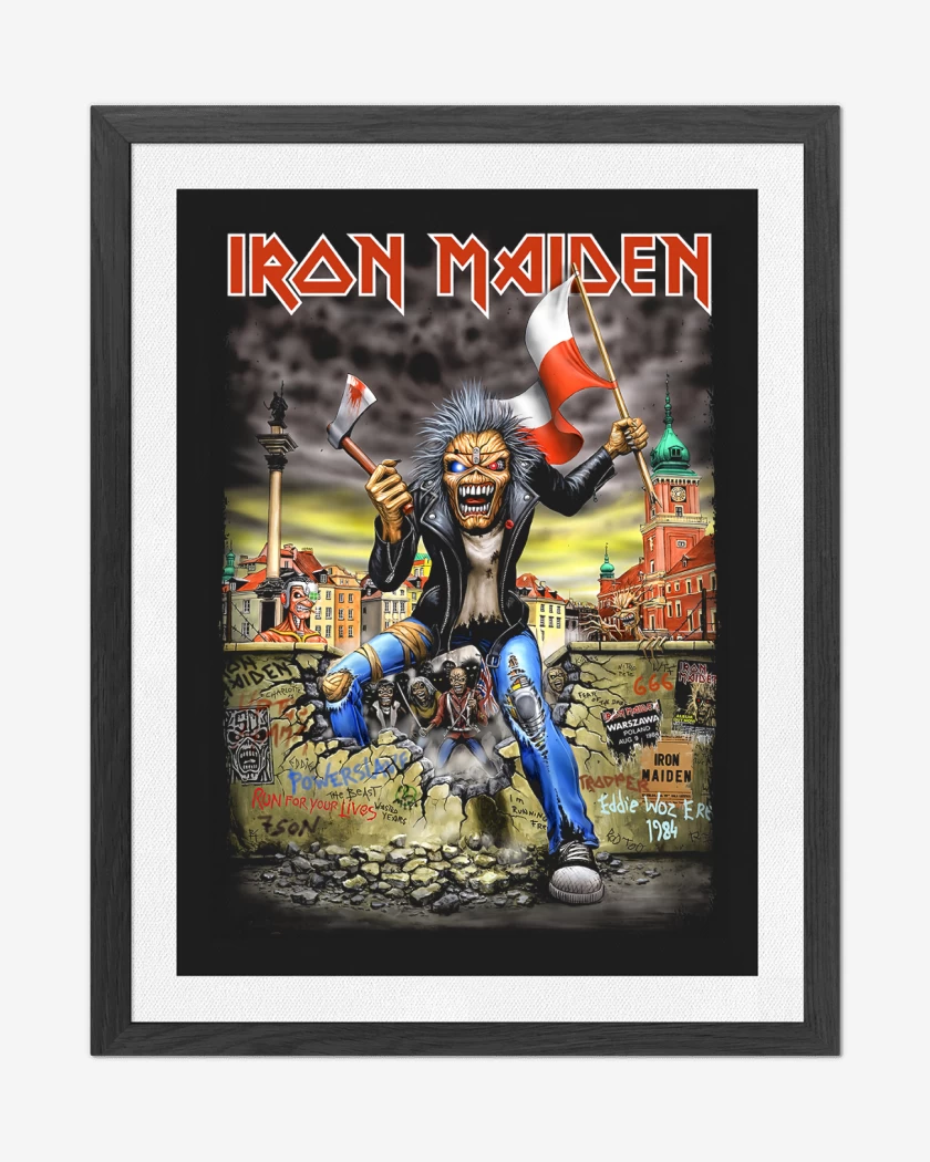 Cuadro decorativo Negro de Iron Maiden Polonia