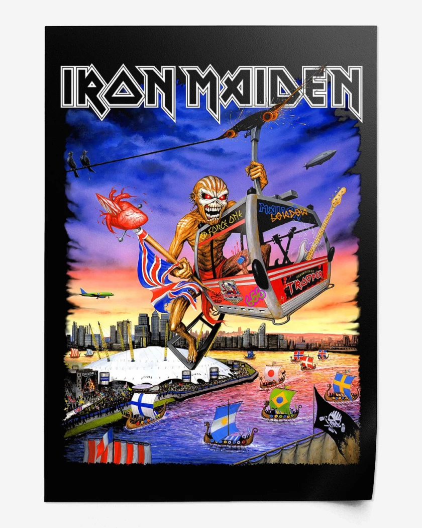 Print Iron Maiden Eddie TOUR