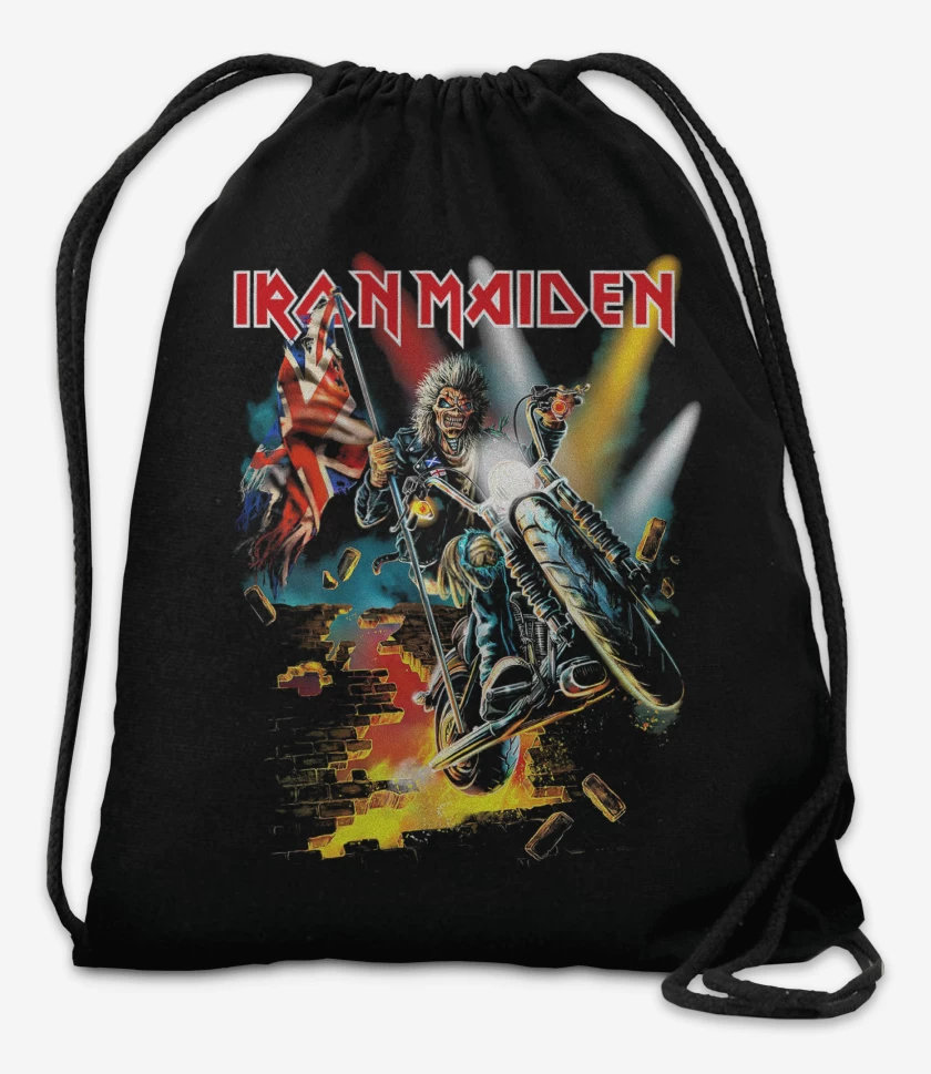 Mochila Negro de Iron Maiden Eddie England