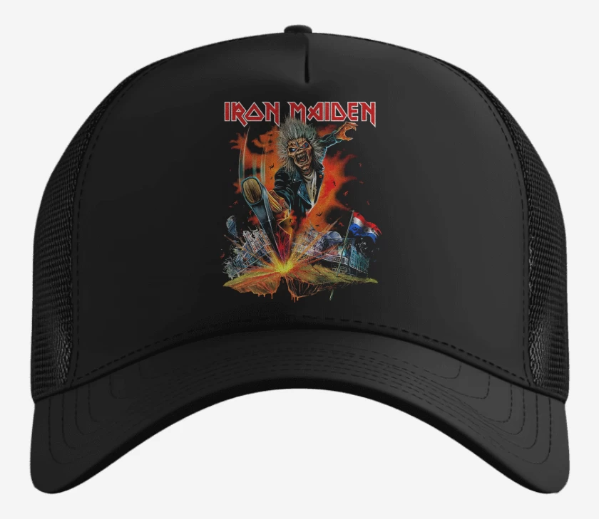 Gorro Negro de Iron Maiden Paises Bajos