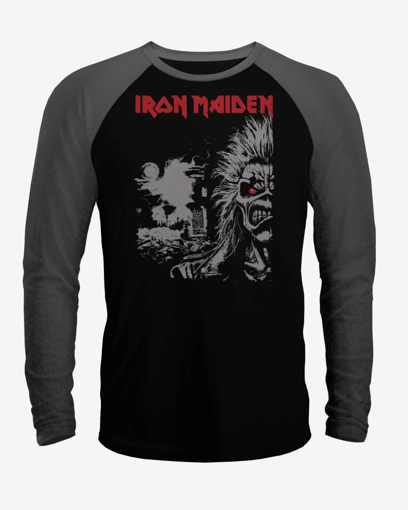 Polera Raglan Iron Maiden Est 1975