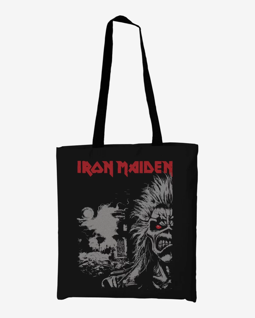 Totebag Negro de Iron Maiden Est 1975