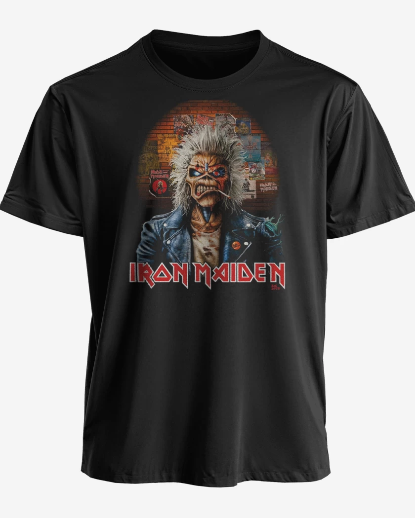 Polera Iron Maiden Eddie Wall