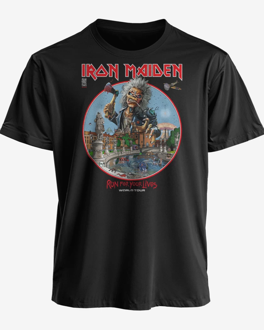Polera Iron Maiden Run For Your Lives World