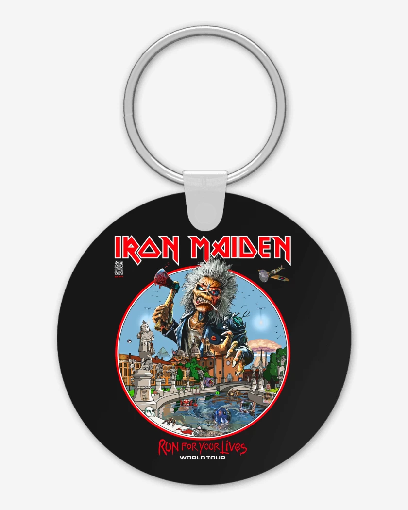 Llavero Iron Maiden Run For Your Lives World