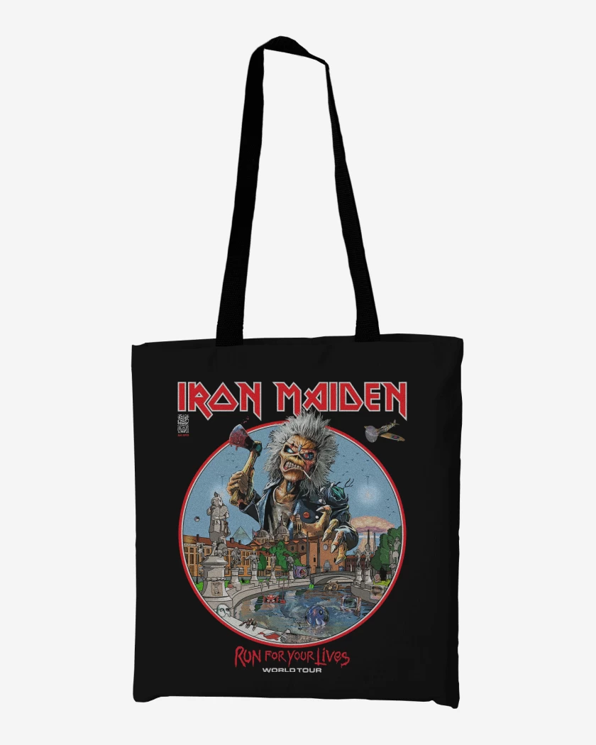 Totebag Iron Maiden Run For Your Lives World