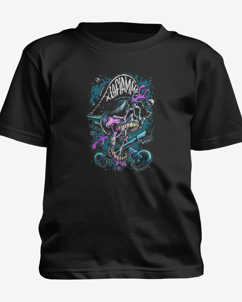 Polera de niño Negro de La flamme