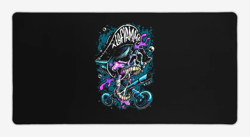 Mouse pad Gamer Negro de La flamme