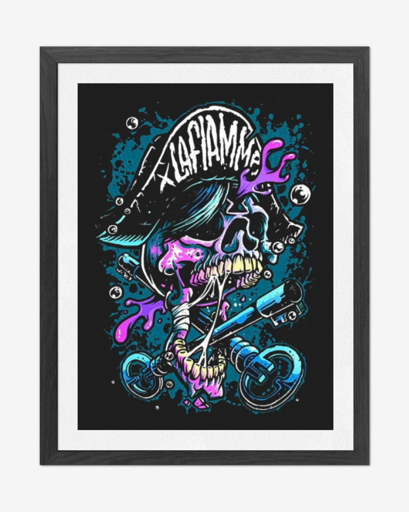 Cuadro decorativo Negro de La flamme