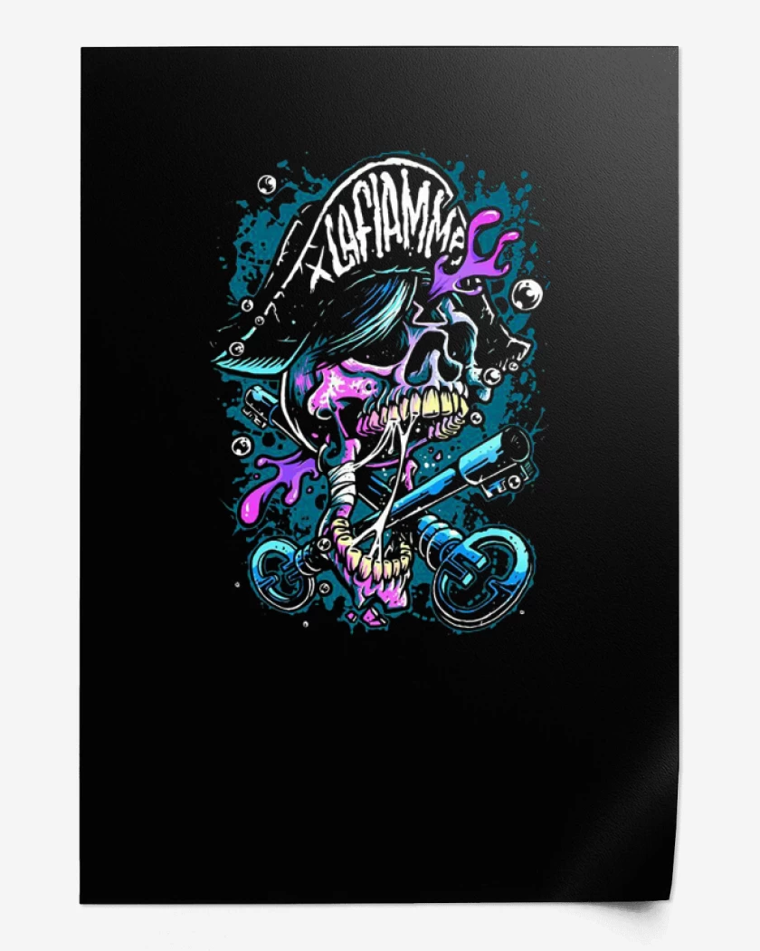 Print Negro de La flamme