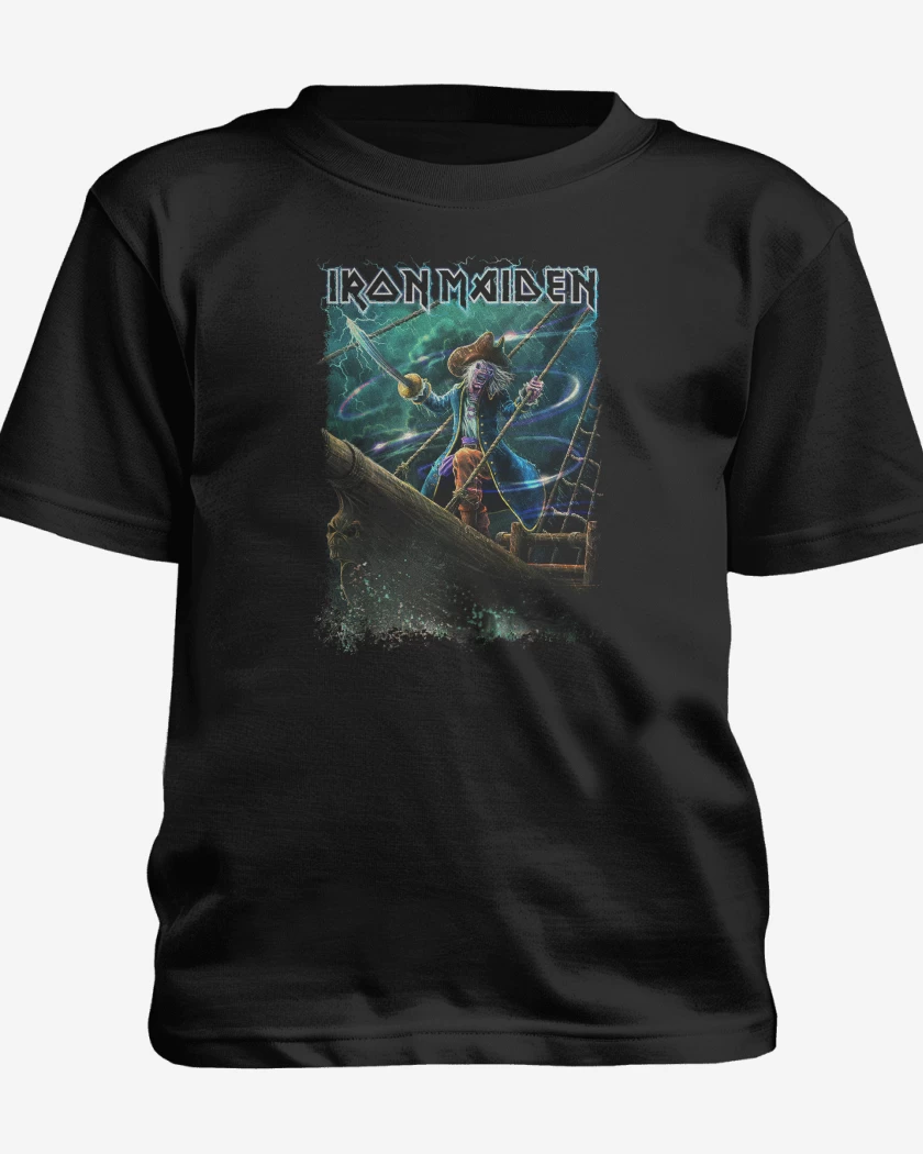 Polera de niño Negro de Iron Maiden Rime of the Ancient Mariner