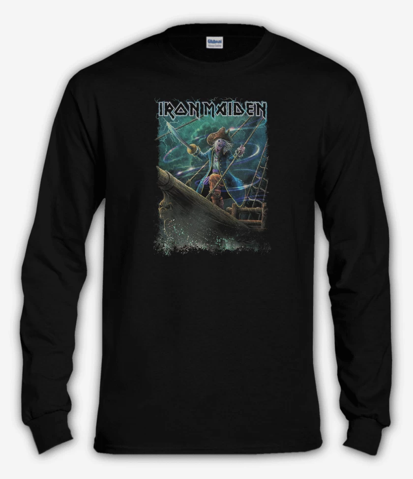 Polera manga larga Negro de Iron Maiden Rime of the Ancient Mariner