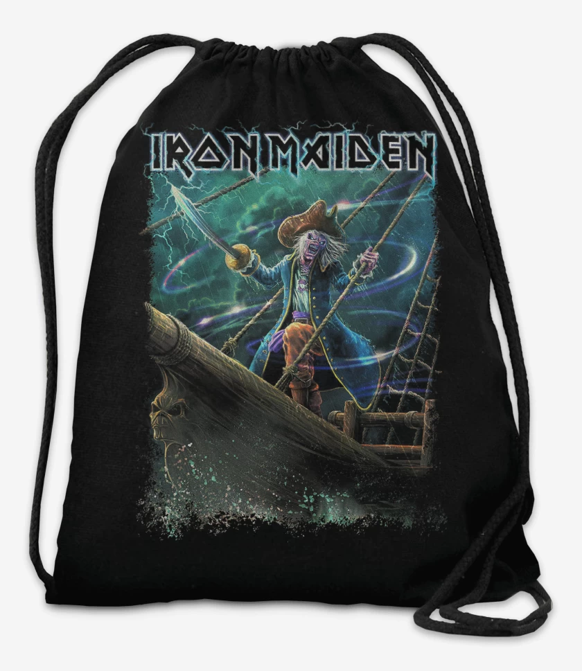 Mochila Negro de Iron Maiden Rime of the Ancient Mariner