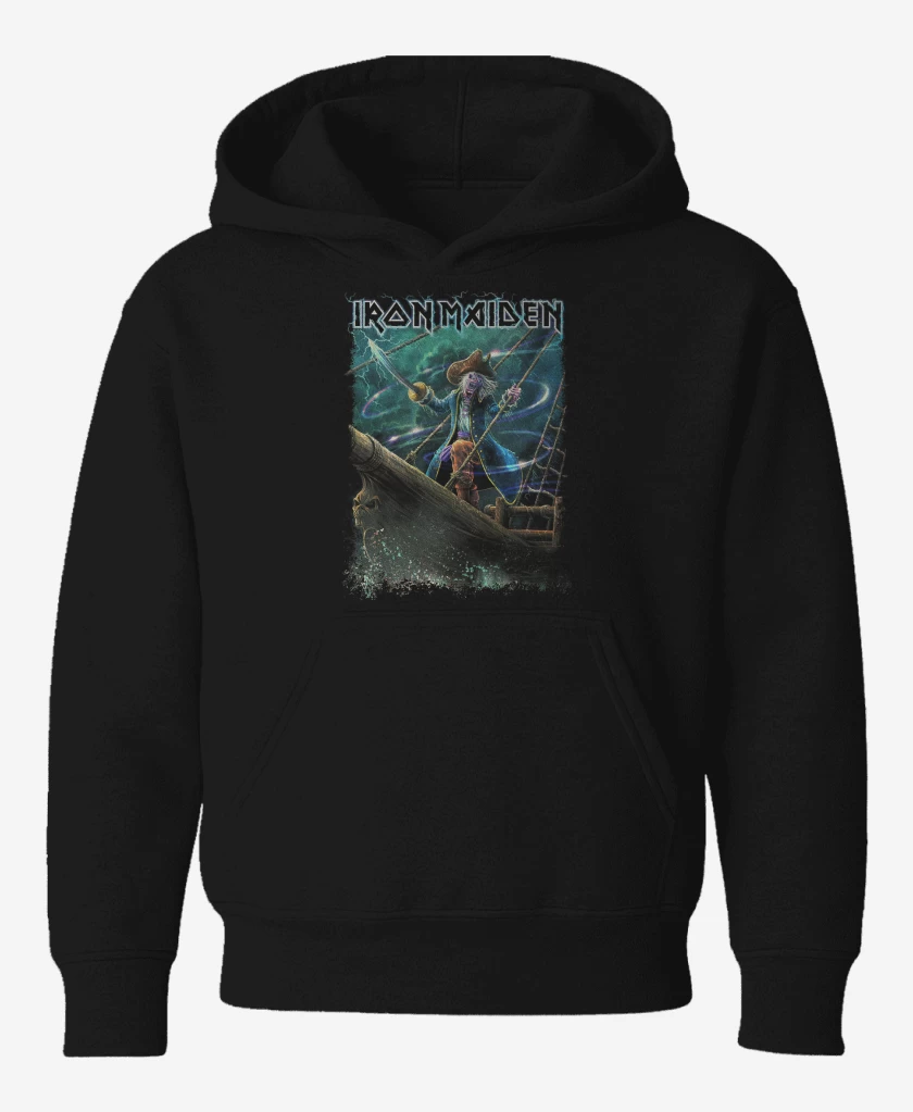 Poleron de niño Negro de Iron Maiden Rime of the Ancient Mariner