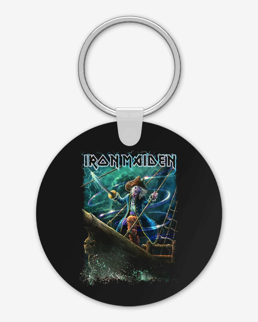 Llavero Negro de Iron Maiden Rime of the Ancient Mariner