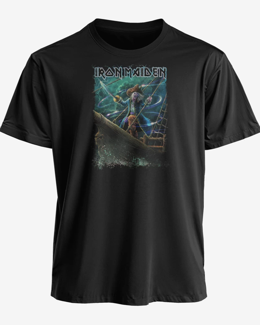 Polera premium Negro de Iron Maiden Rime of the Ancient Mariner