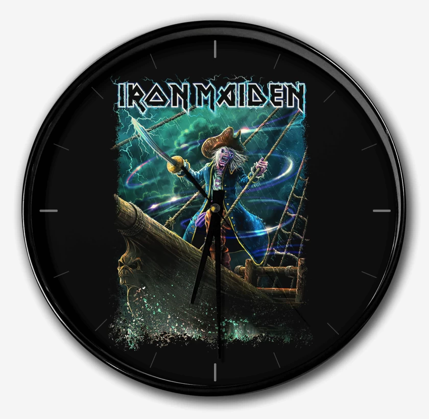 Reloj Negro de Iron Maiden Rime of the Ancient Mariner