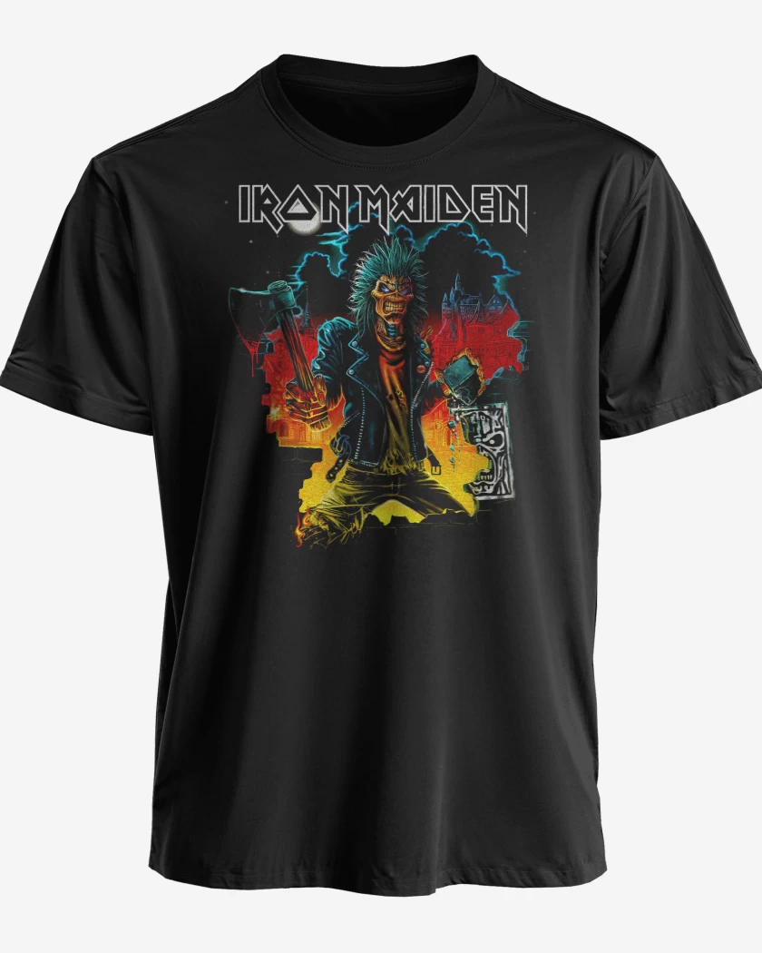 Polera Iron Maiden Break the Wall