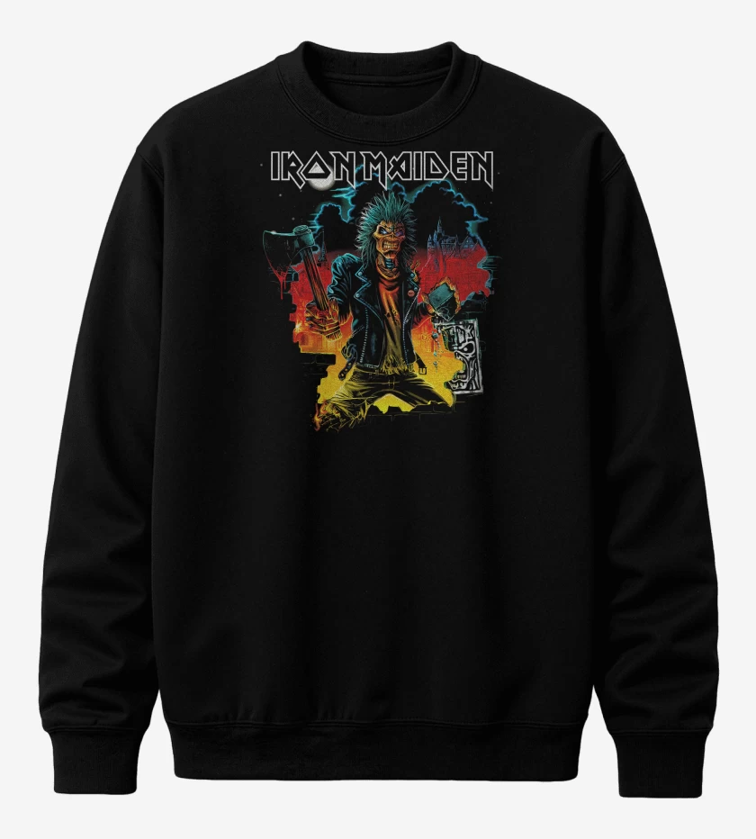 Poleron polo Iron Maiden Break the Wall