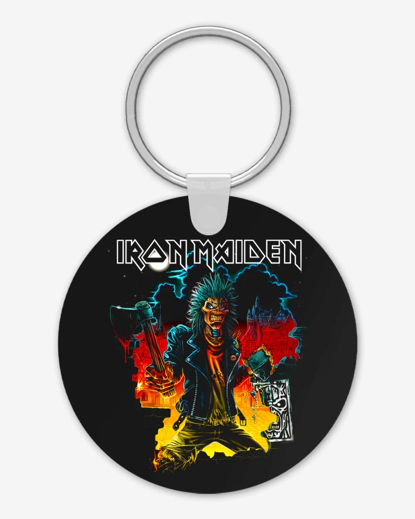 Llavero Negro de Iron Maiden Break the Wall