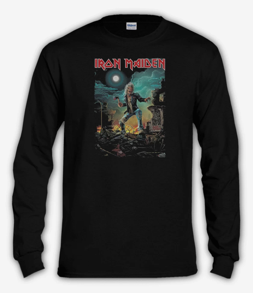 Polera manga larga Negro de Run for your Lives Eddie