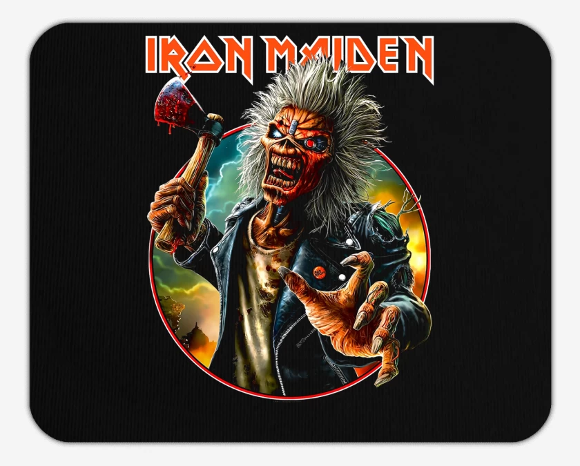 Mousepad Iron Maiden Eddie Run For Your Lives