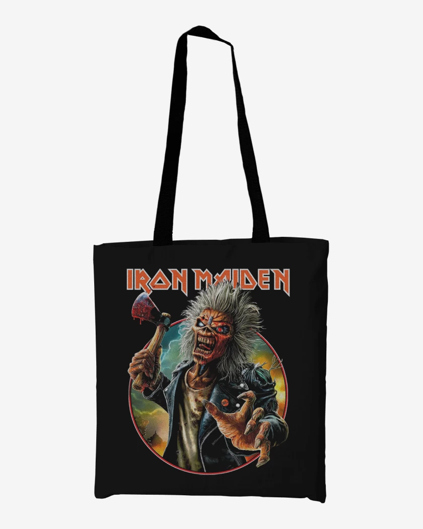 Totebag Iron Maiden Eddie Run For Your Lives