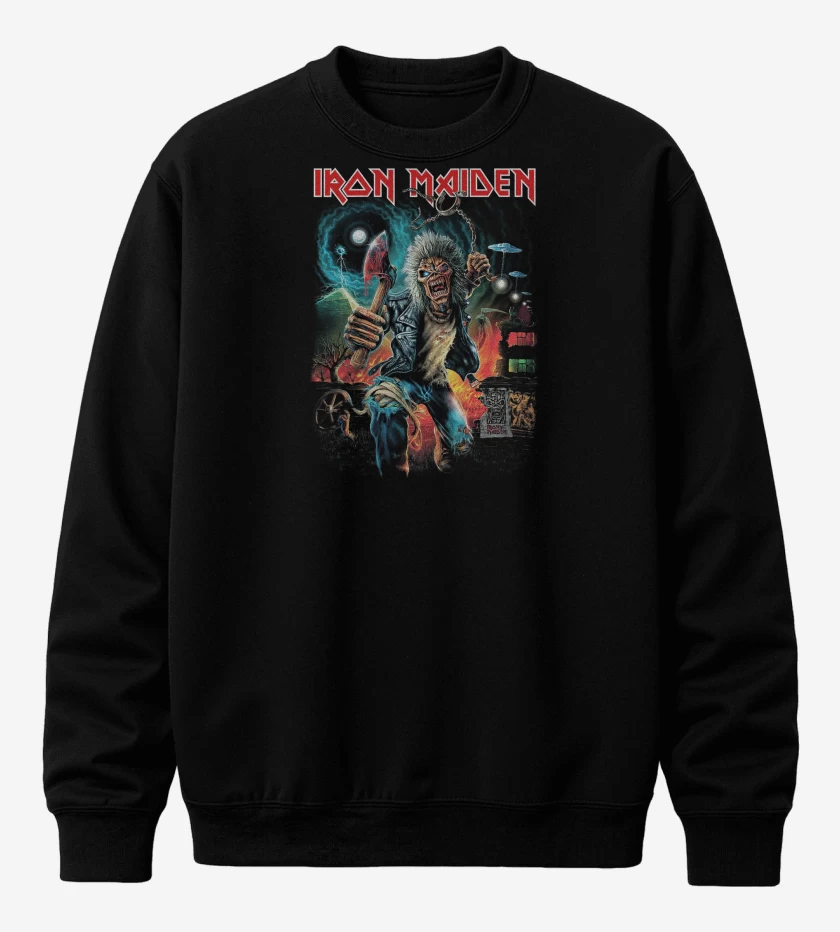 Poleron polo Iron Maiden Eddie Run