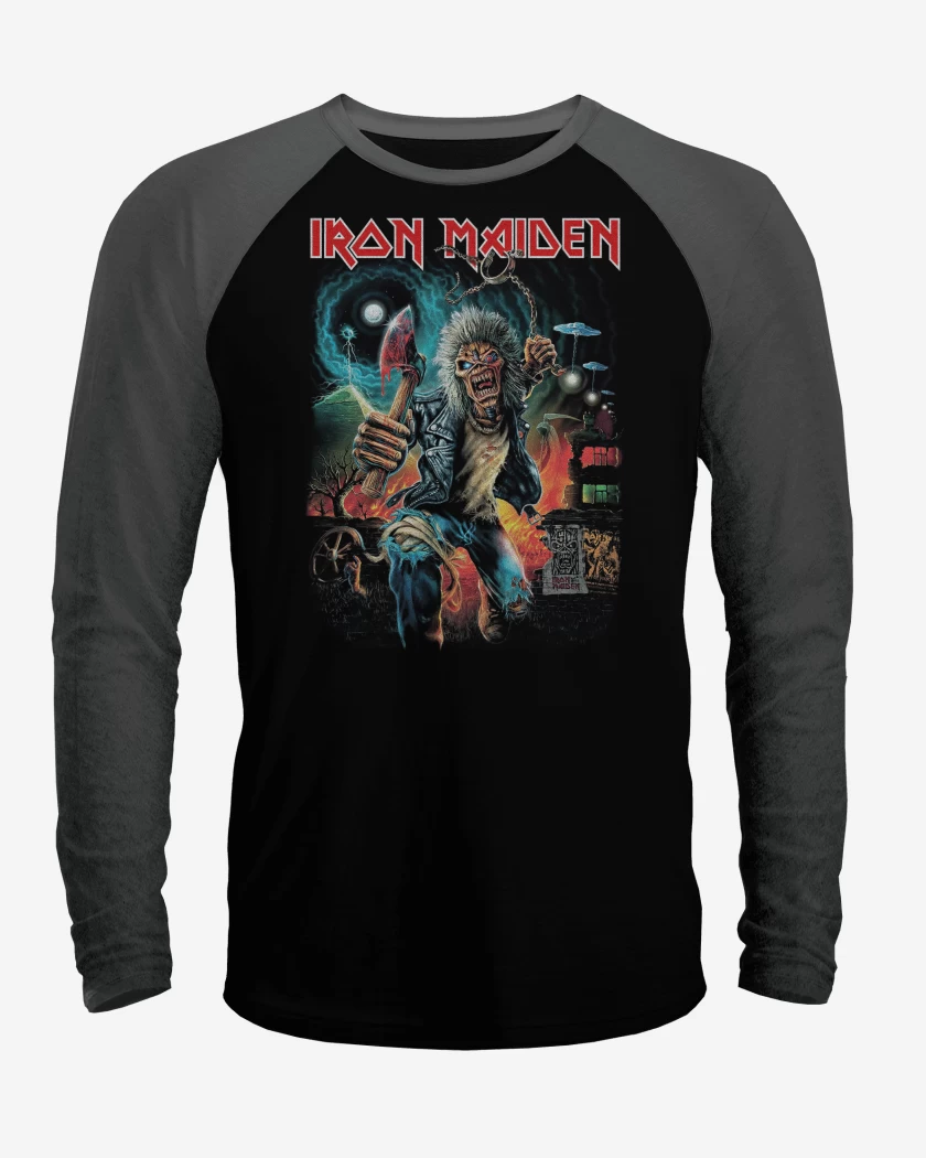 Polera Raglan Iron Maiden Eddie Run