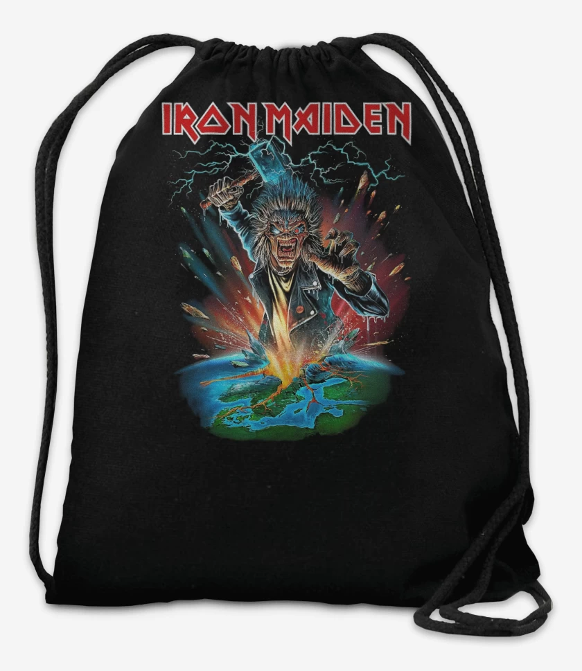 Mochila Negro de Iron Maiden Eddie Thor