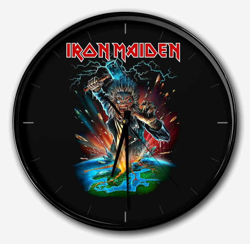 Reloj Negro de Iron Maiden Eddie Thor