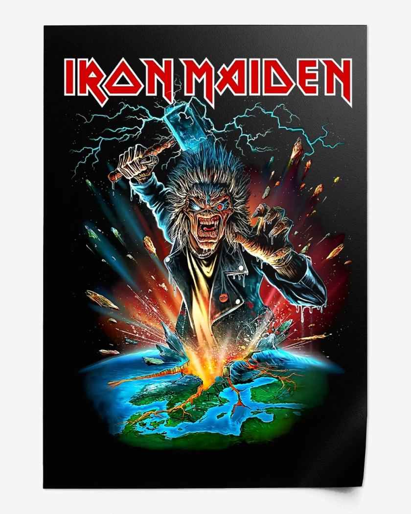 Print Iron Maiden Eddie Thor
