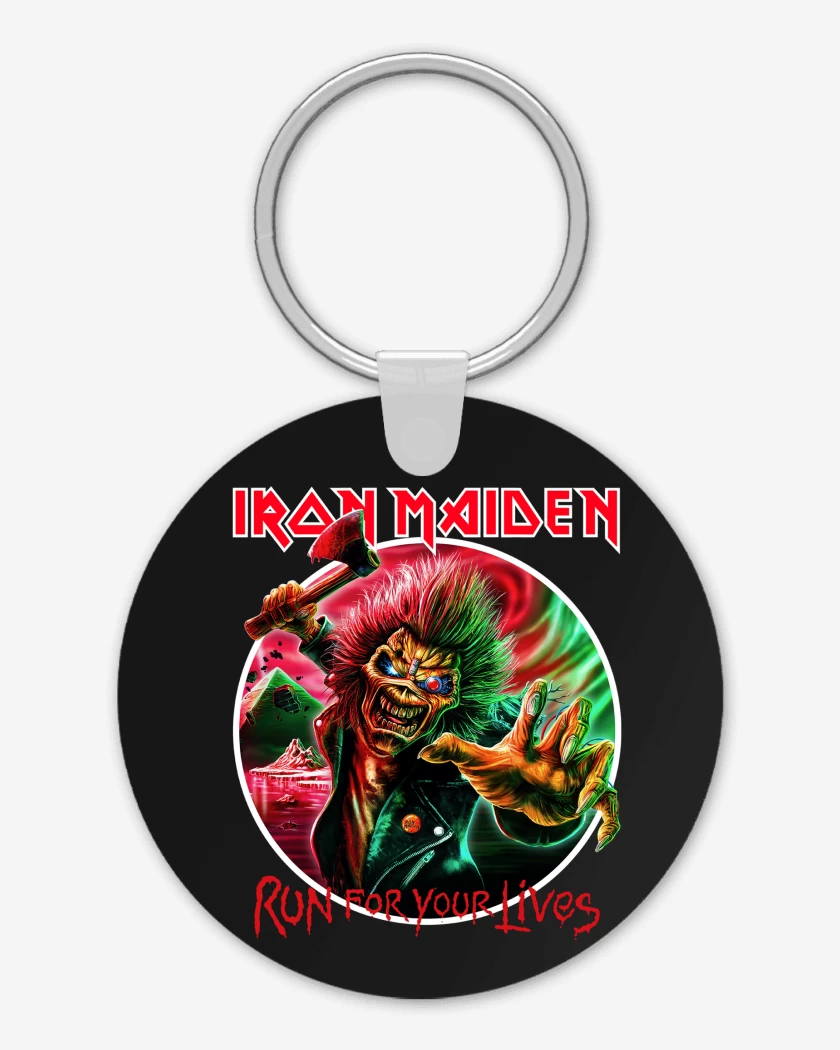 Llavero Iron Maiden Run For Your Lives Chile