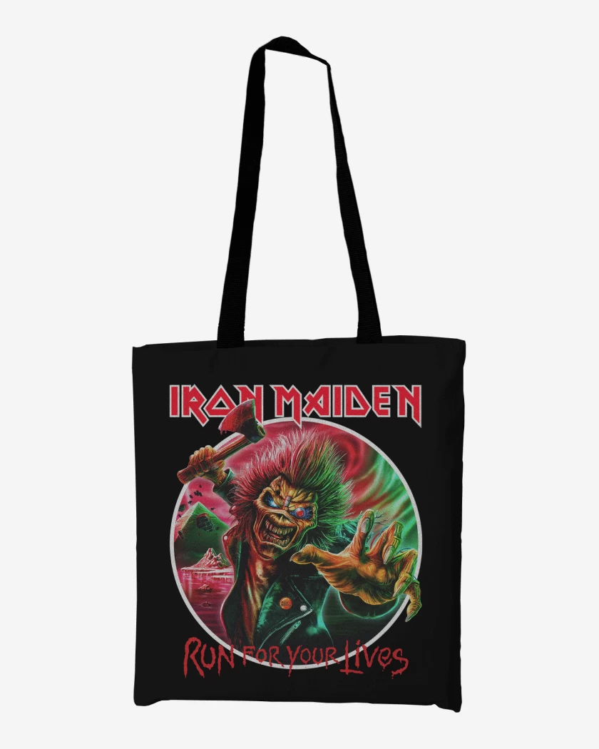 Totebag Iron Maiden Run For Your Lives Chile