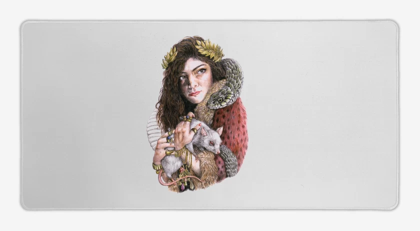 Mouse pad Gamer Blanco de Lorde