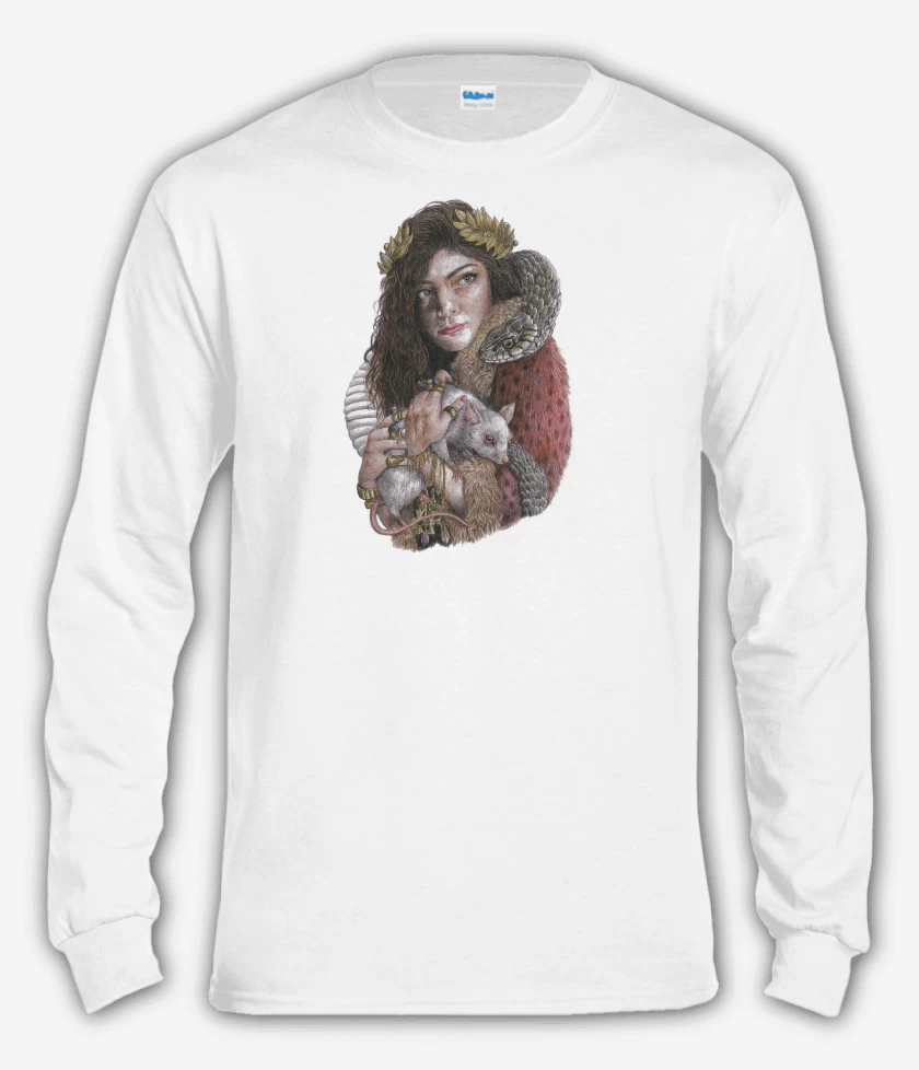 Polera manga larga Blanco de Lorde