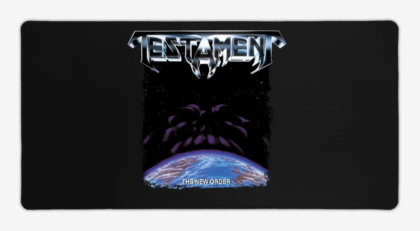 Mouse pad Gamer Negro de Testament The New Order